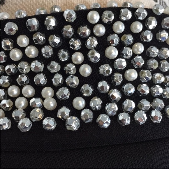 NWT Annalee + Hope Made in New York Black Midi Dress Beaded Neckline Size XS - Picture 10 of 10